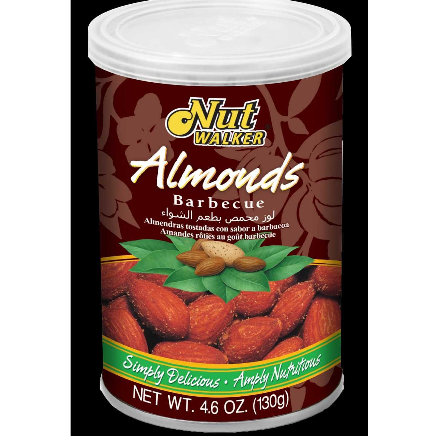Nut Walker Almonds Barbecue Flavor 130 G