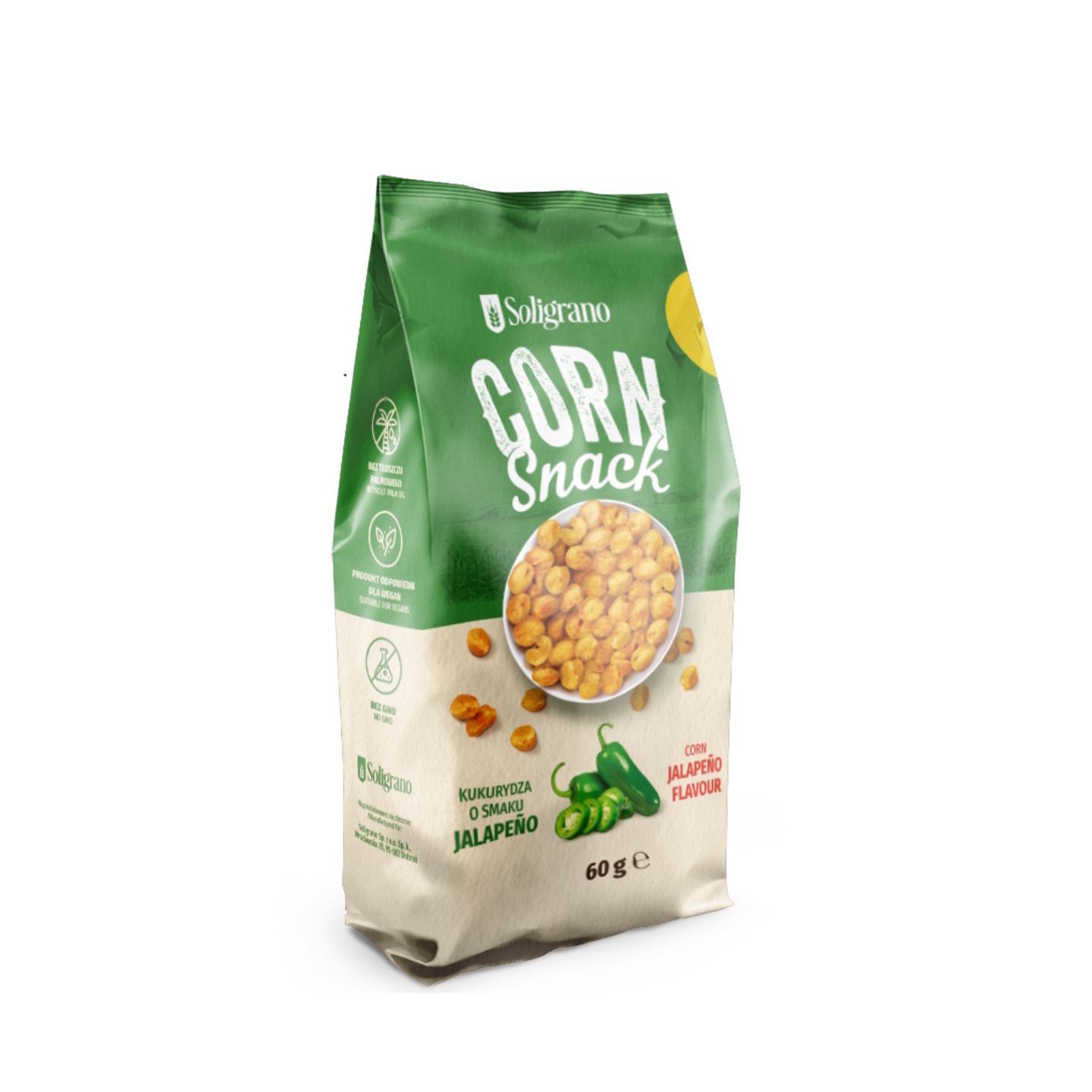 Soli Grano Jalapeno Corn Snack No Ratings 3 x 60 gm