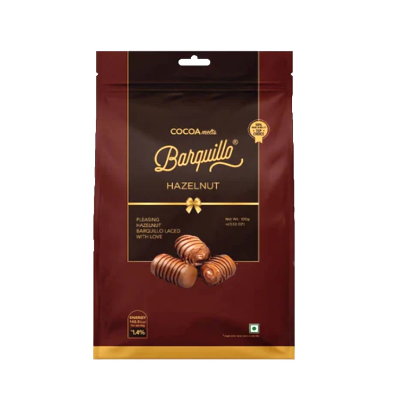 Cocoa Melts Barquillo Hazelnut Chocolate 100 Gms