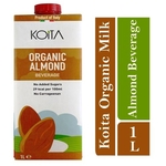 Koita Organic Almond Milk No Added Sugar 1 x 1L