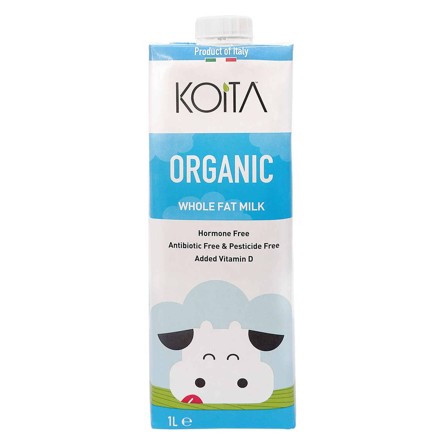 Koita Premium Organic Whole Milk 1 x 1L