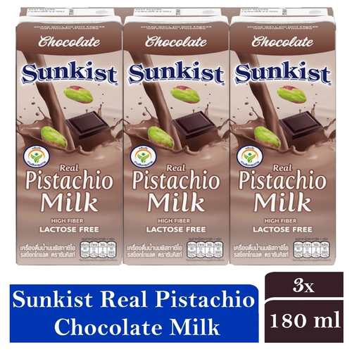 Sunkist Pistachios Milk Chocolate Flavor 3 x 180ml