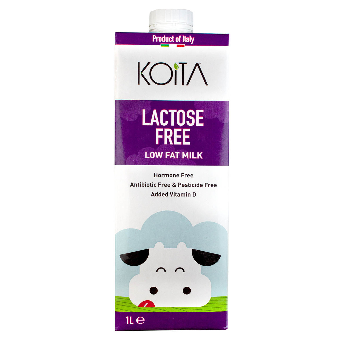Koita Lactose Free Low Fat Milk Added Vitamin D 1L