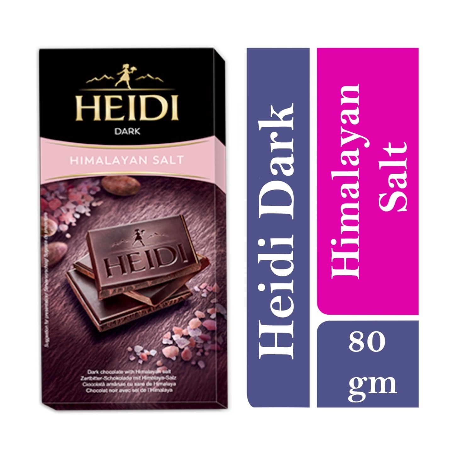 Heidi Dark Chocolate With Himalayan Salt