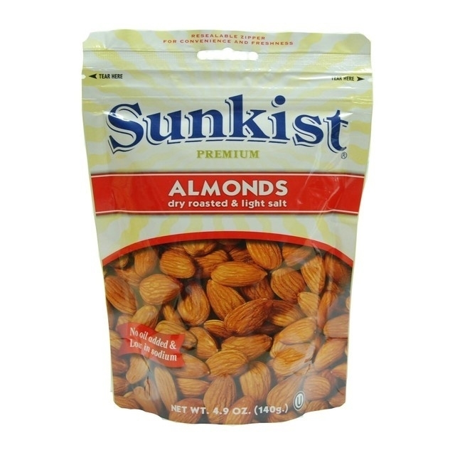 Sunkist Premium Almond Dry Roasted & Light Salt