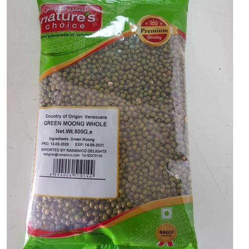 NATURES CHOICE PREMIUM QUALITY GREEN MOONG DAL WHOLE 500G