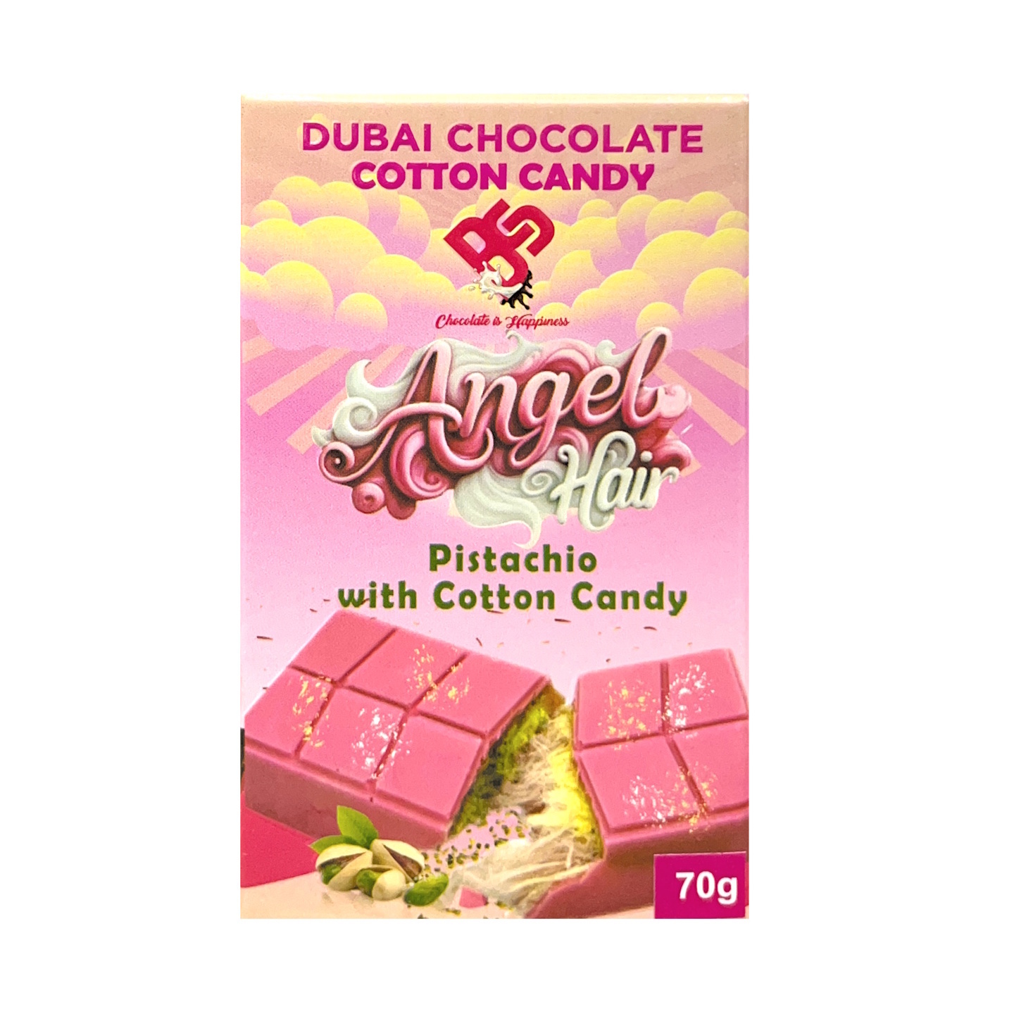 BCC Pistachio Kunafa with Cotton Candy 70 Gms