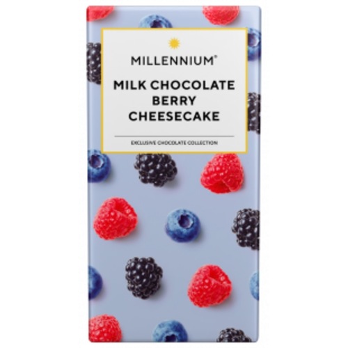 Millennium Milk Chocolate Bar with Berry and Cheesecake 100 G