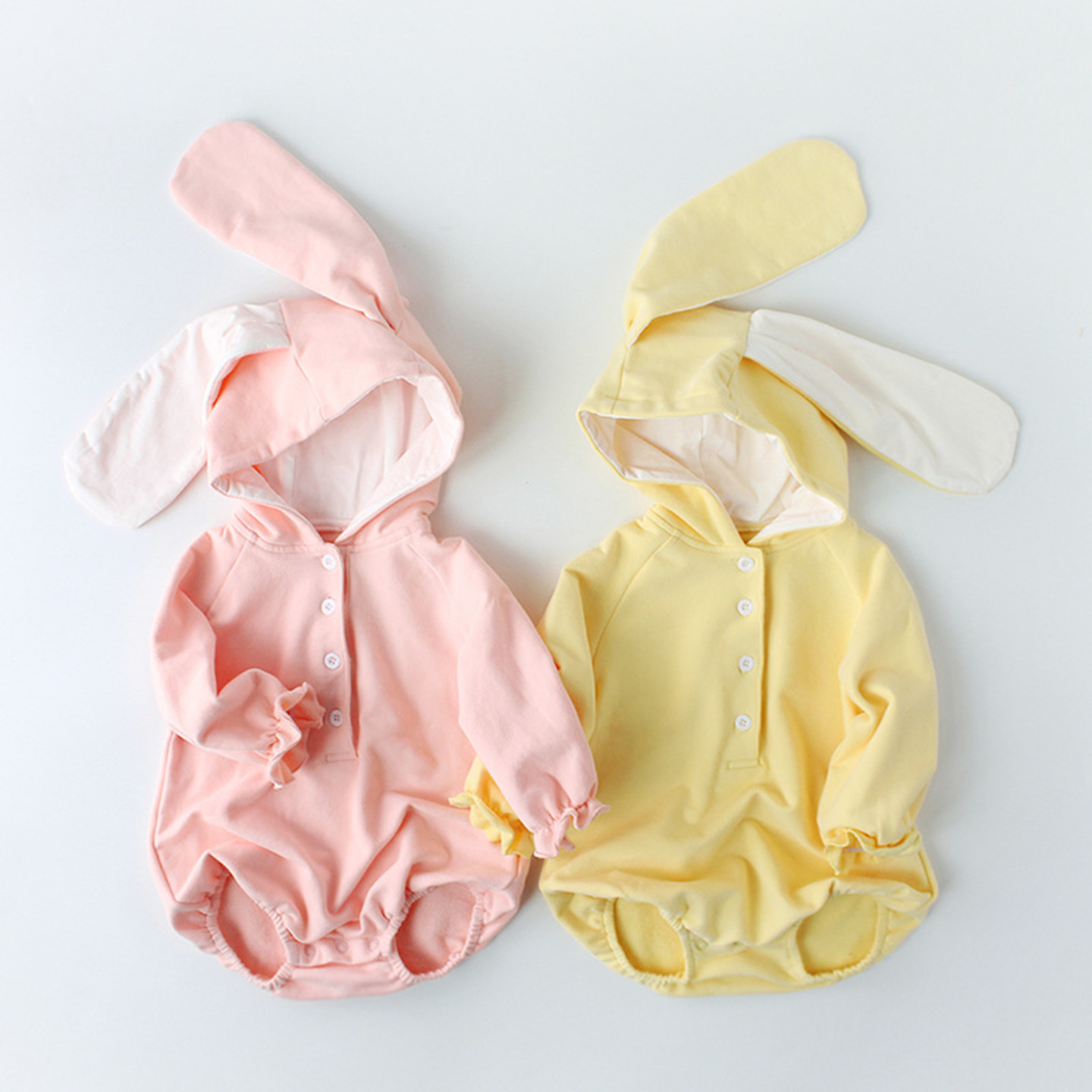Rabbit hooded Romper
