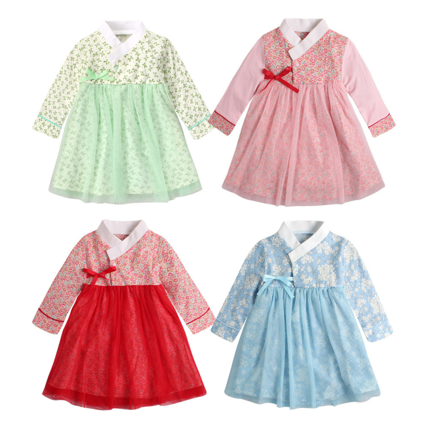 Hanbok Longsleeve Dress Romper