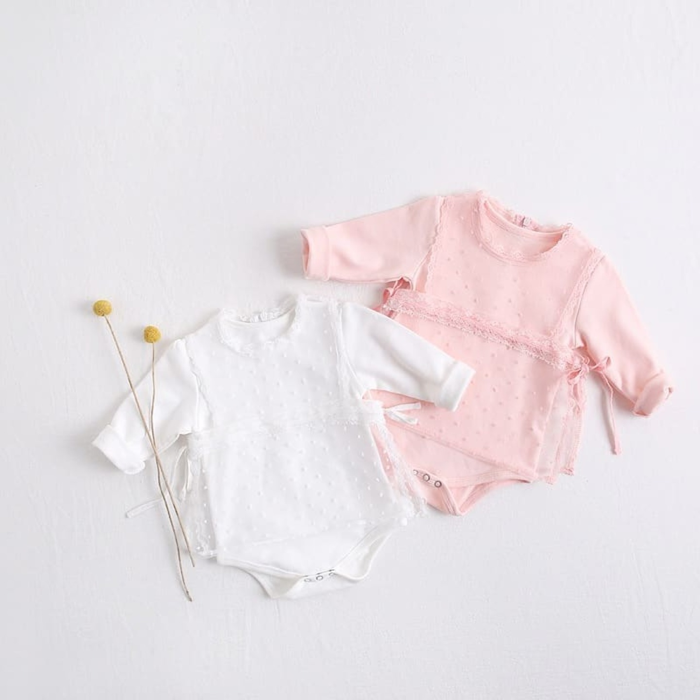 Newborn Gift Set Lace Top 2pcs Romper