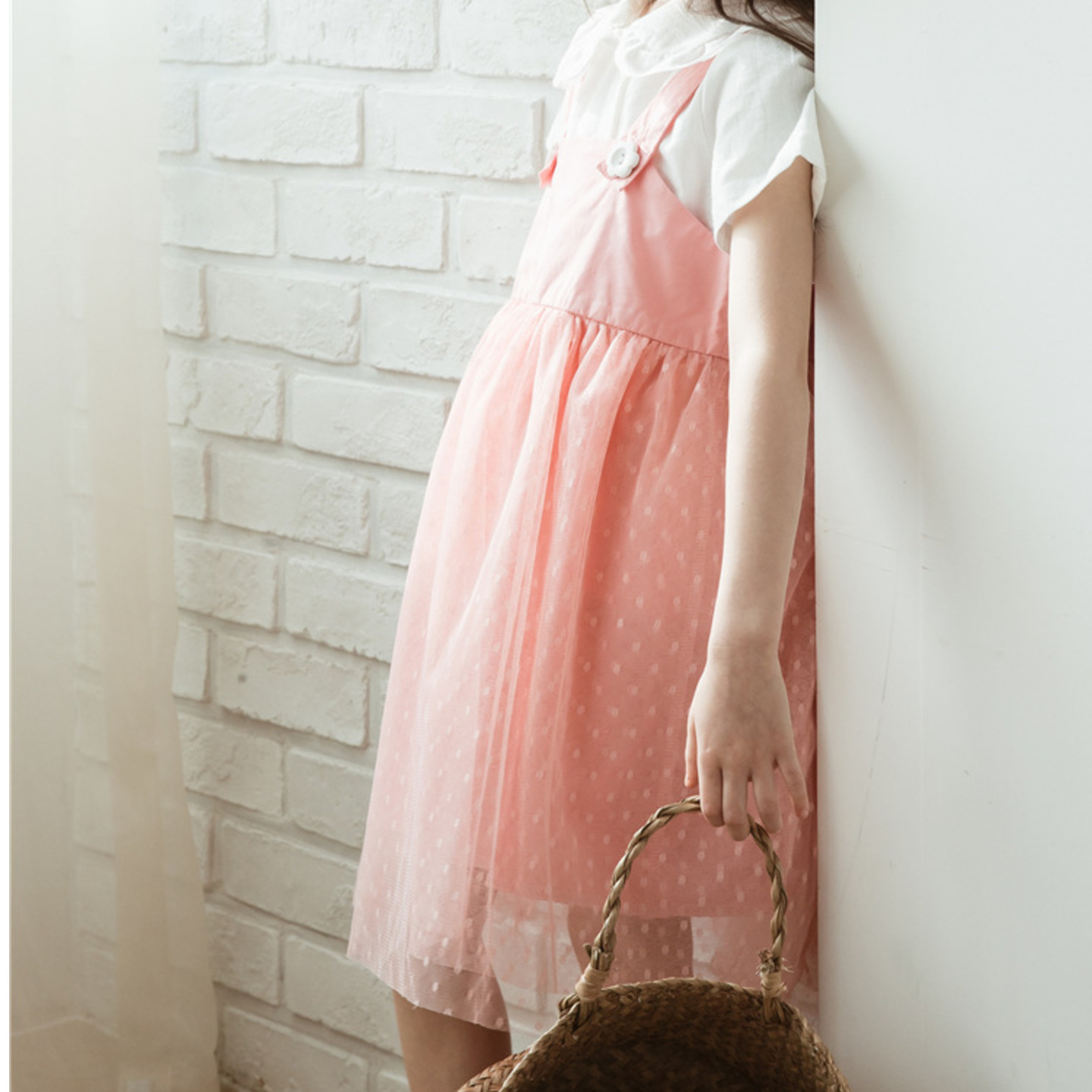 Pinafore Polka-dot Dress