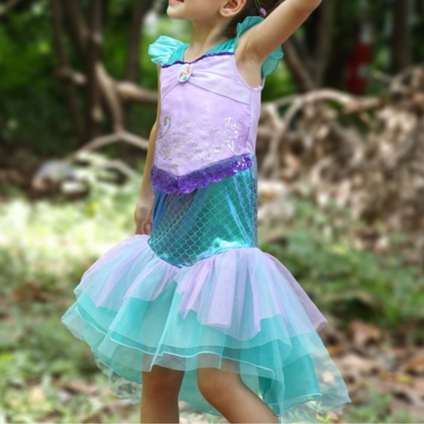 Princess Ariel Mermaid Party Dress