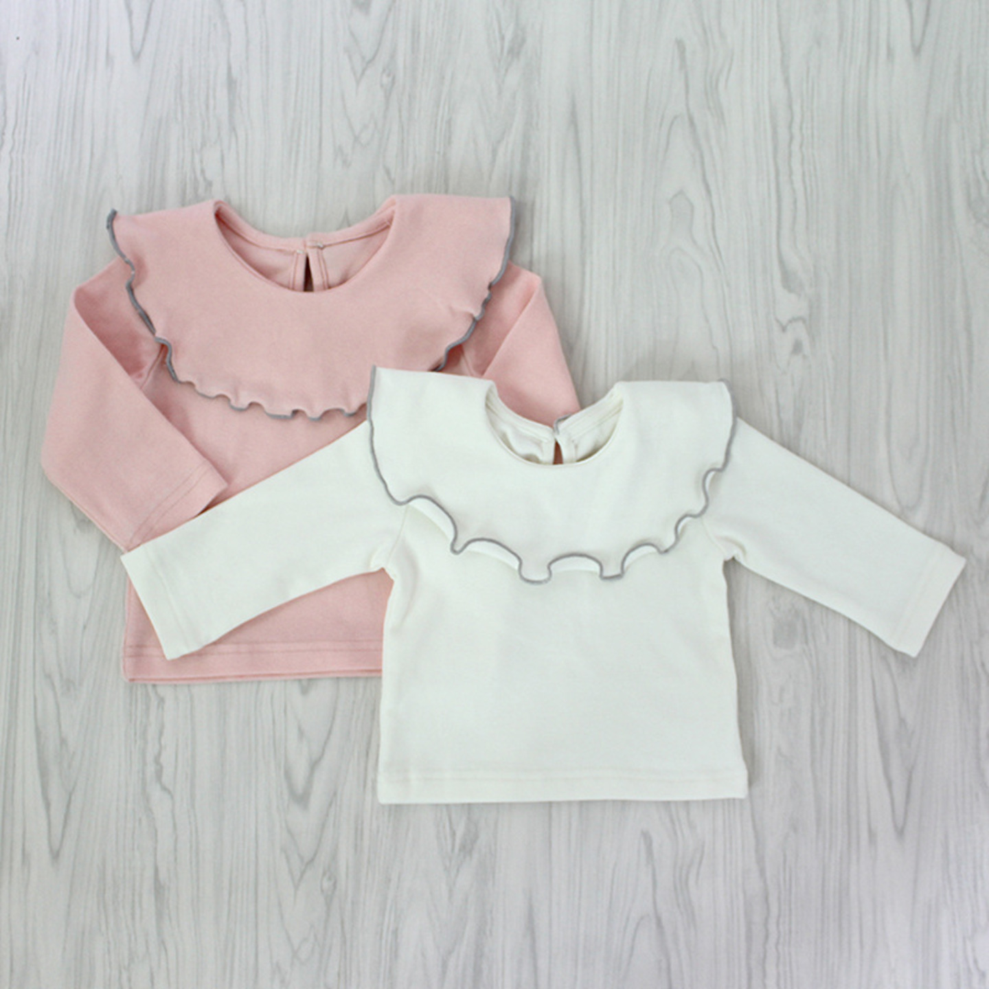 Long Sleeve Ruffles Top