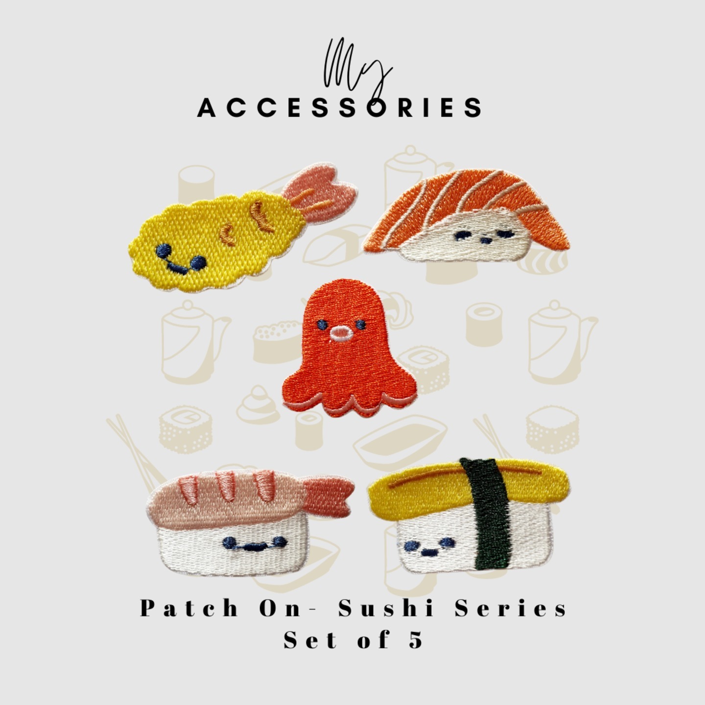 Patch On - Sushi Series