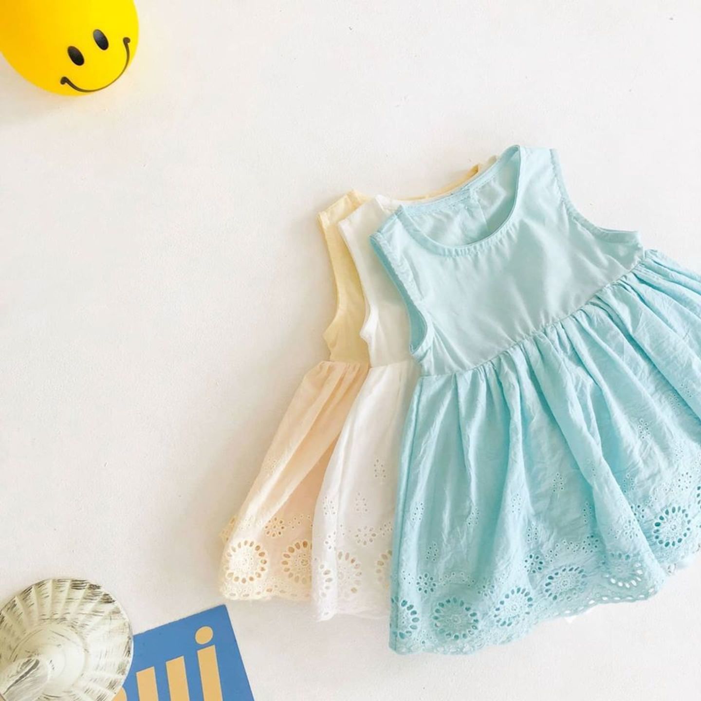 Embroidered Baby Romper Dress