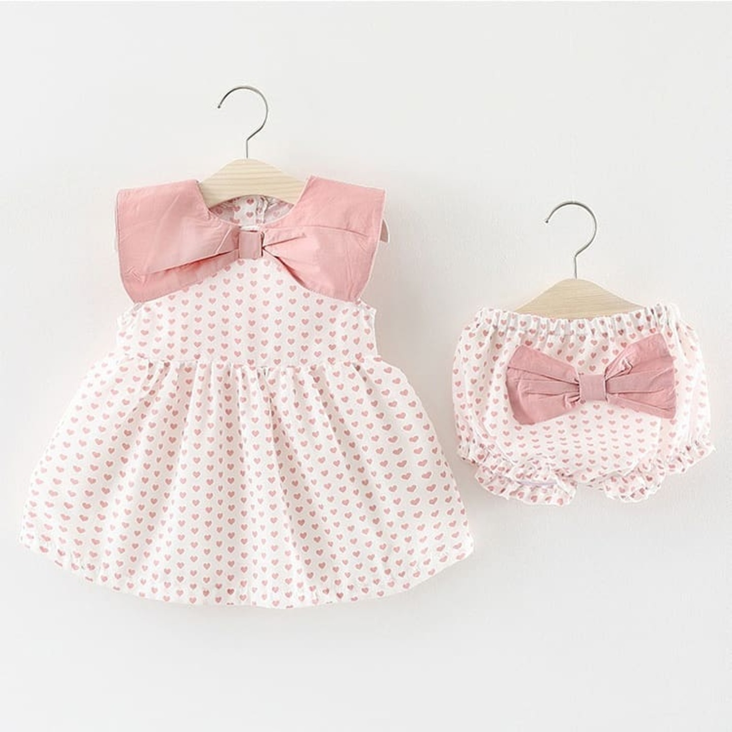 2pcs Sweet Heart Short Set
