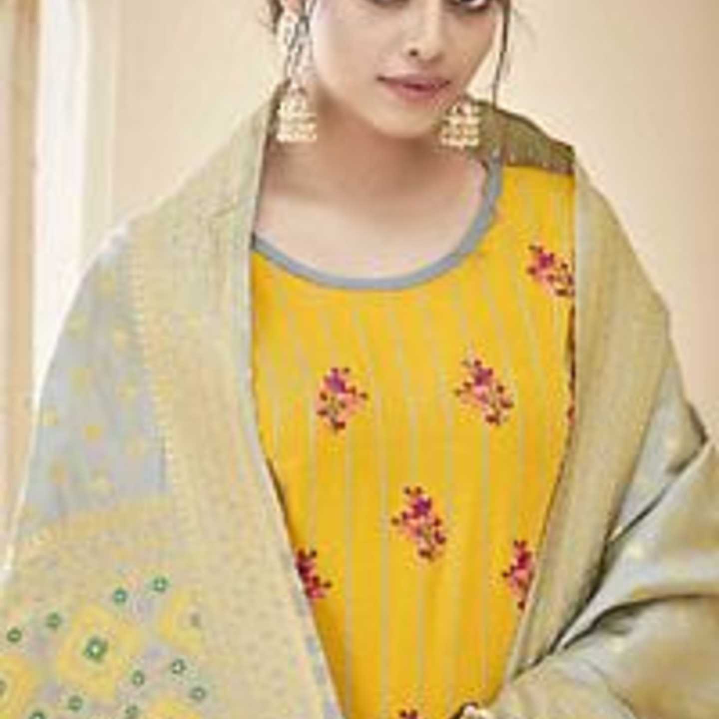  Dress Material with Dupatta  Color :  F