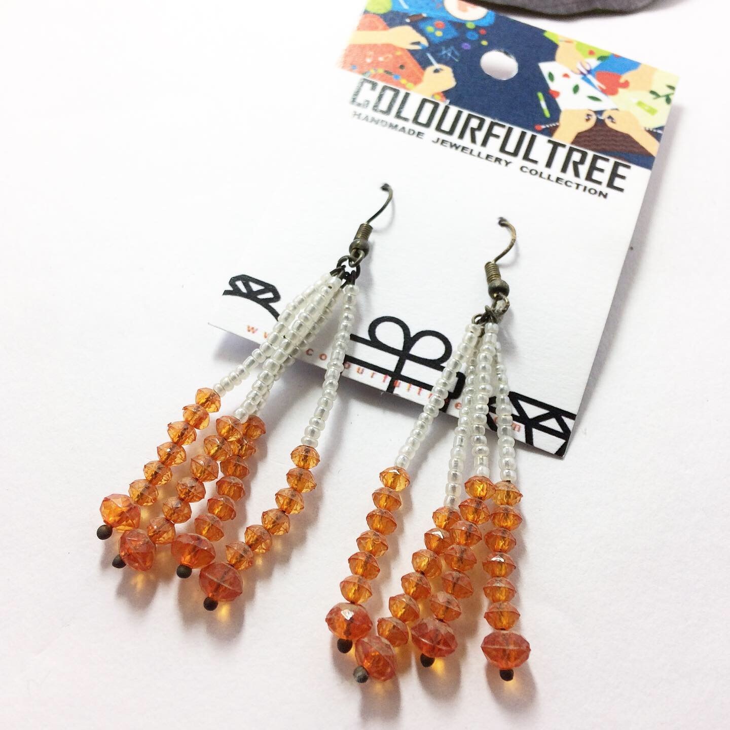 Handmade Beaded Earrings 95270