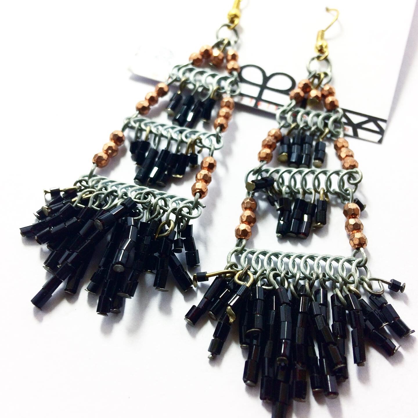 Handmade Beaded Earrings 95242