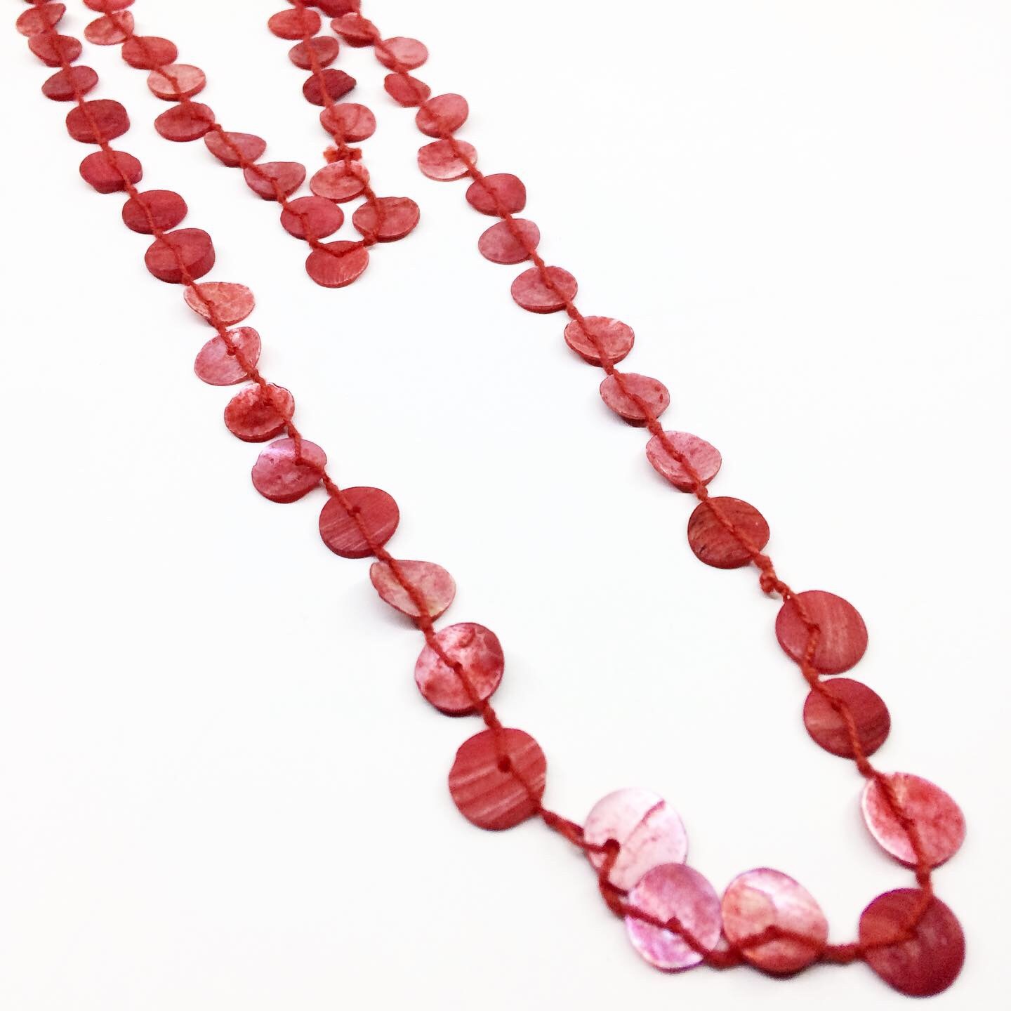 Handmade Beaded Sea Shell Necklace 14112