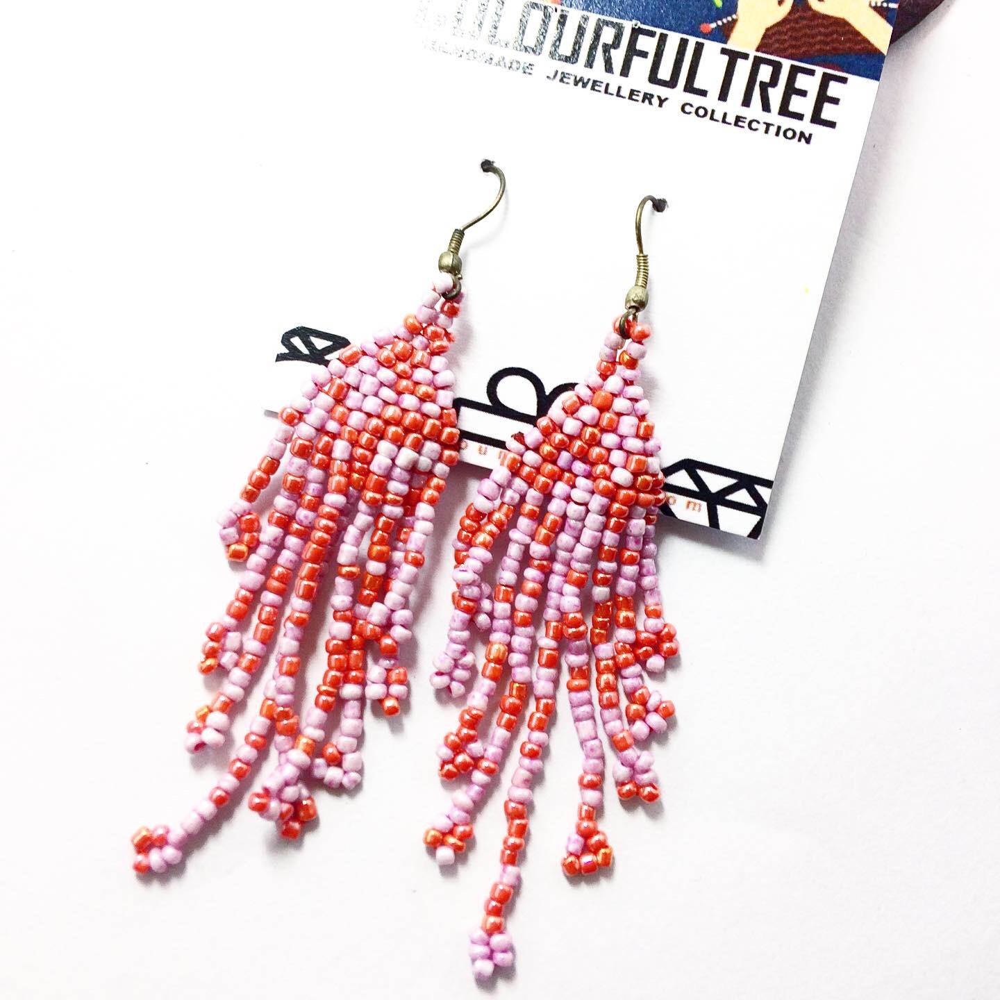 Handmade Beaded Earrings 95243