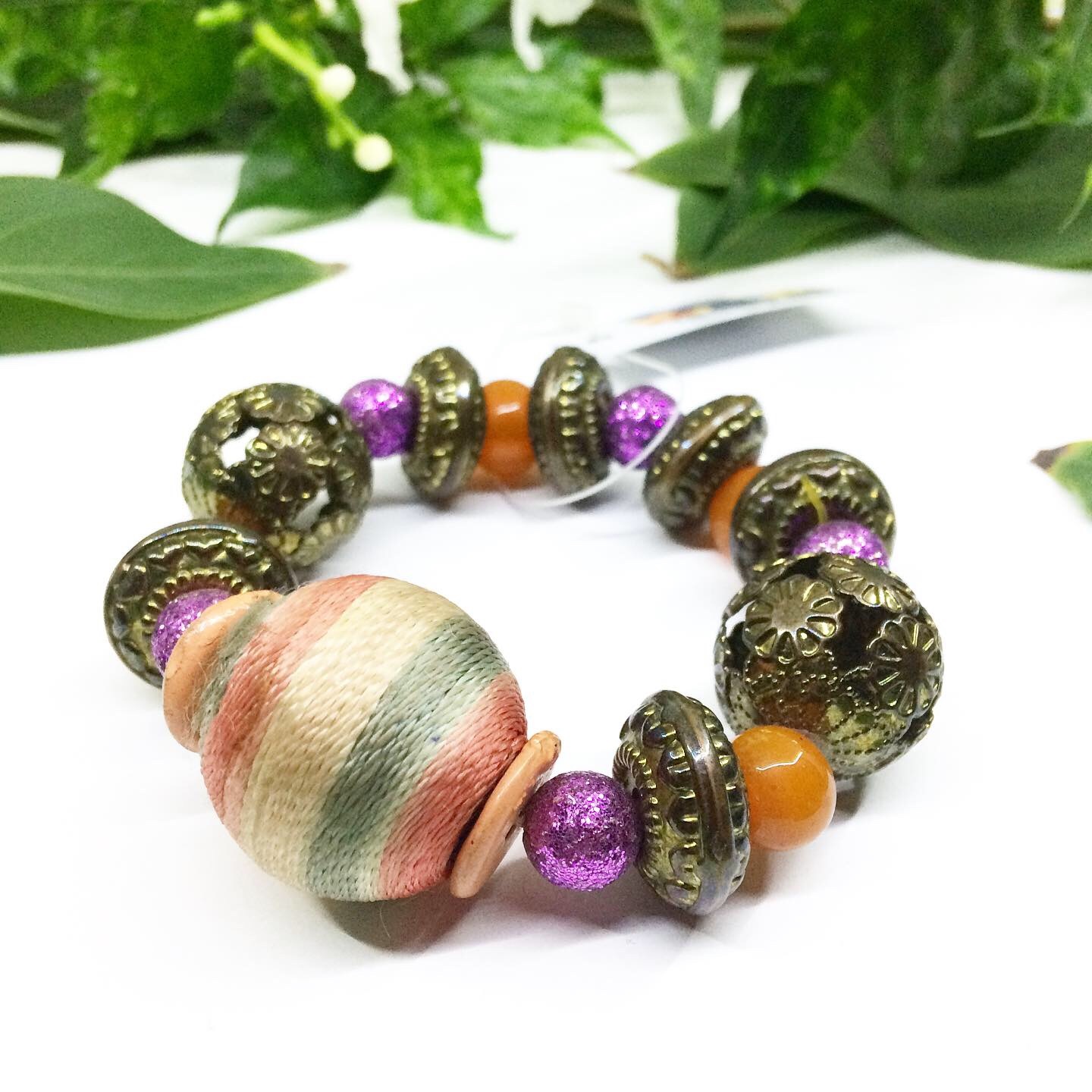 Handmade Beaded Stretchable Bracelet 89924