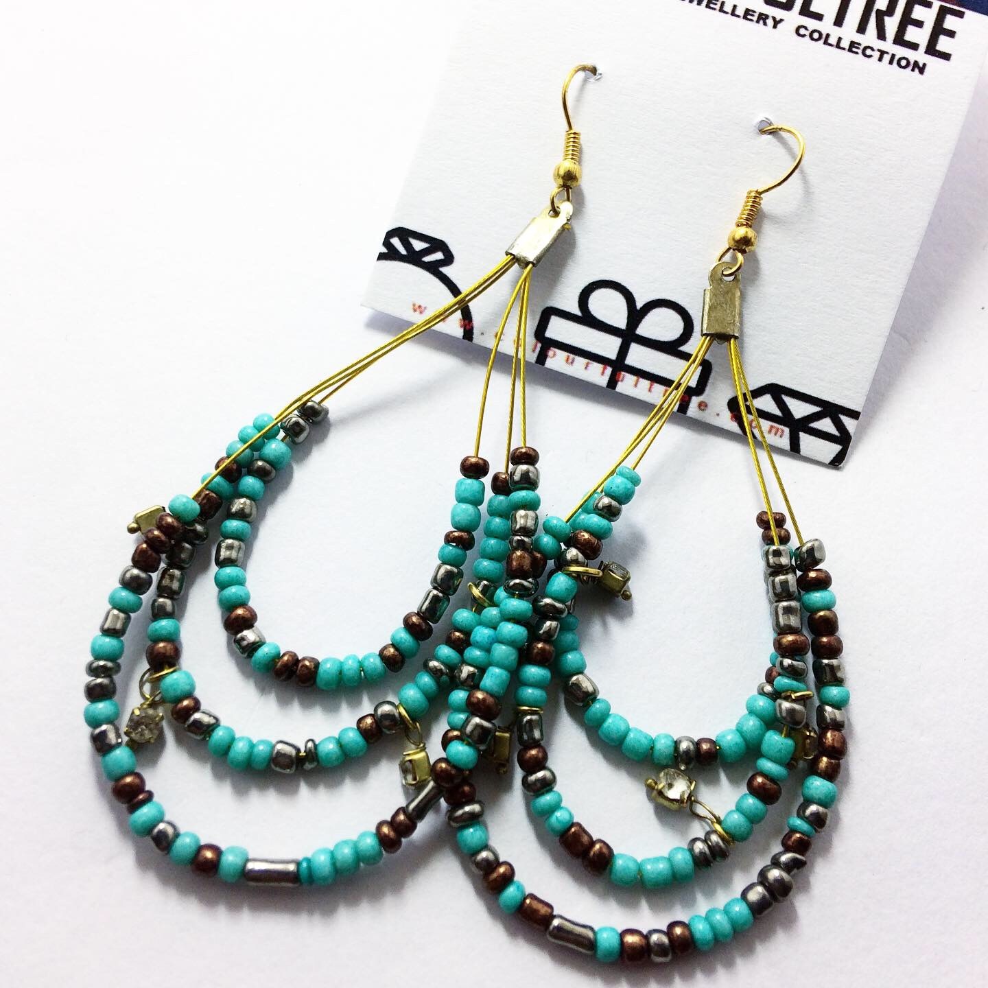 Handmade Beaded Earrings 95289