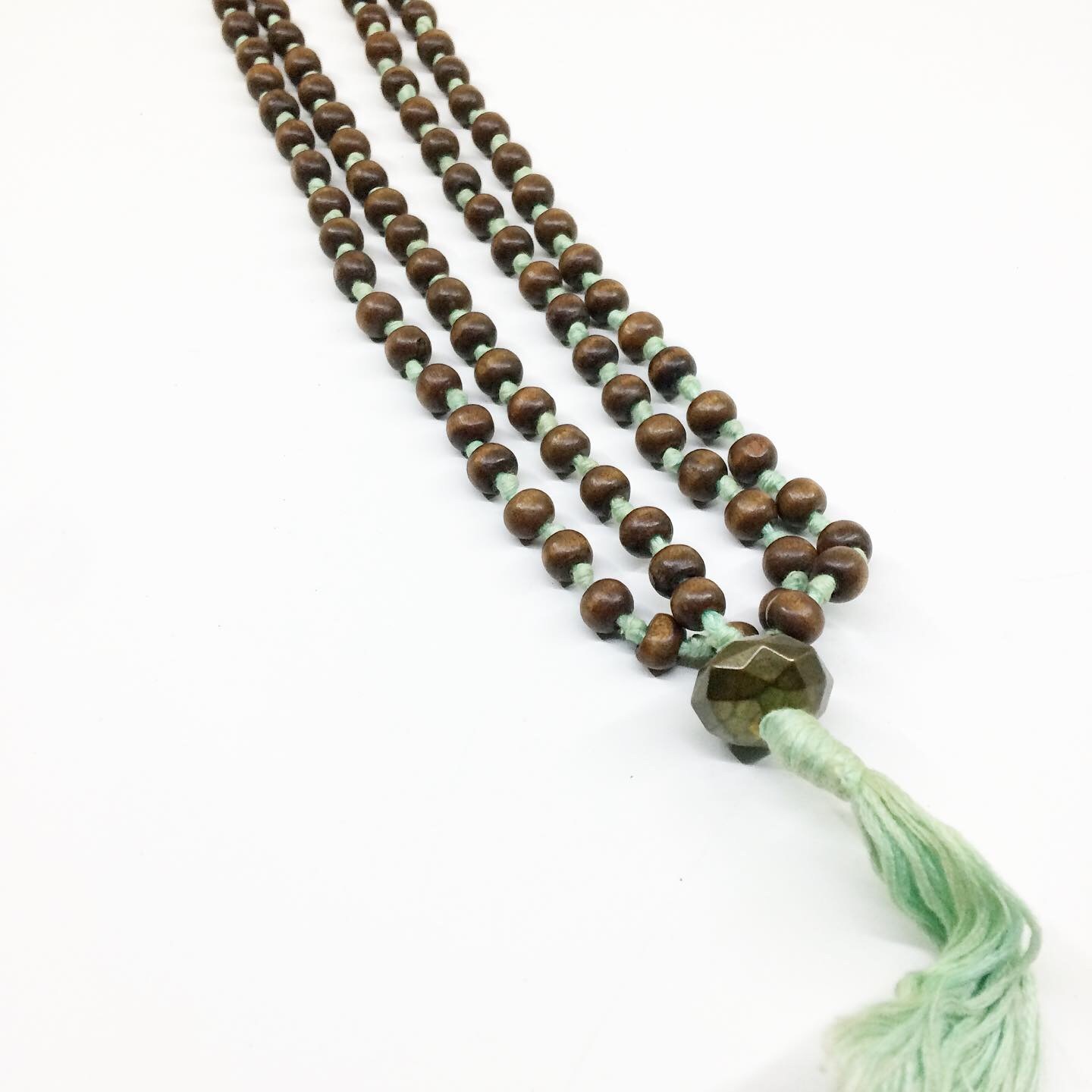 Handmade Wooden Beaded Necklace 14108