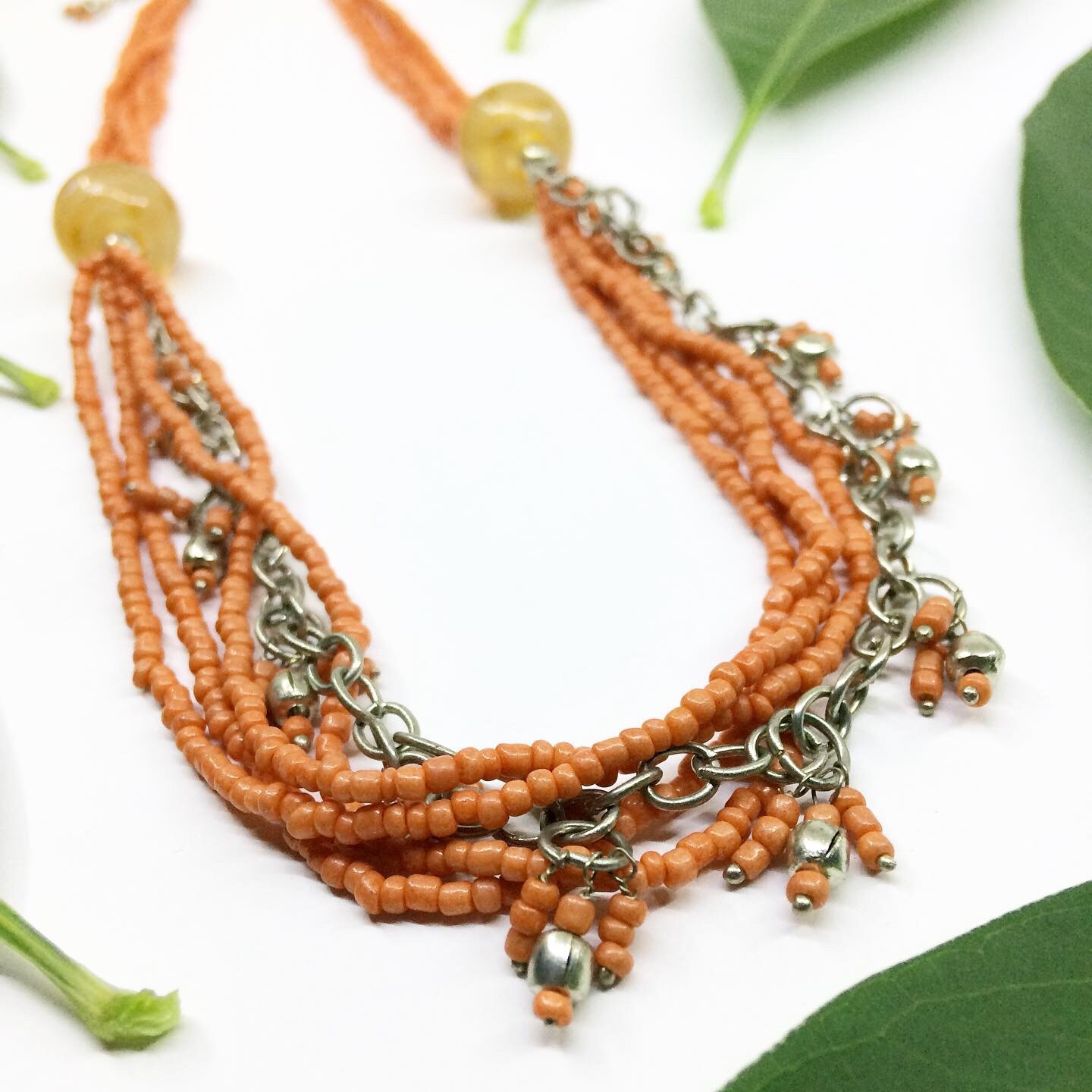 Handmade Beaded Necklace 14119
