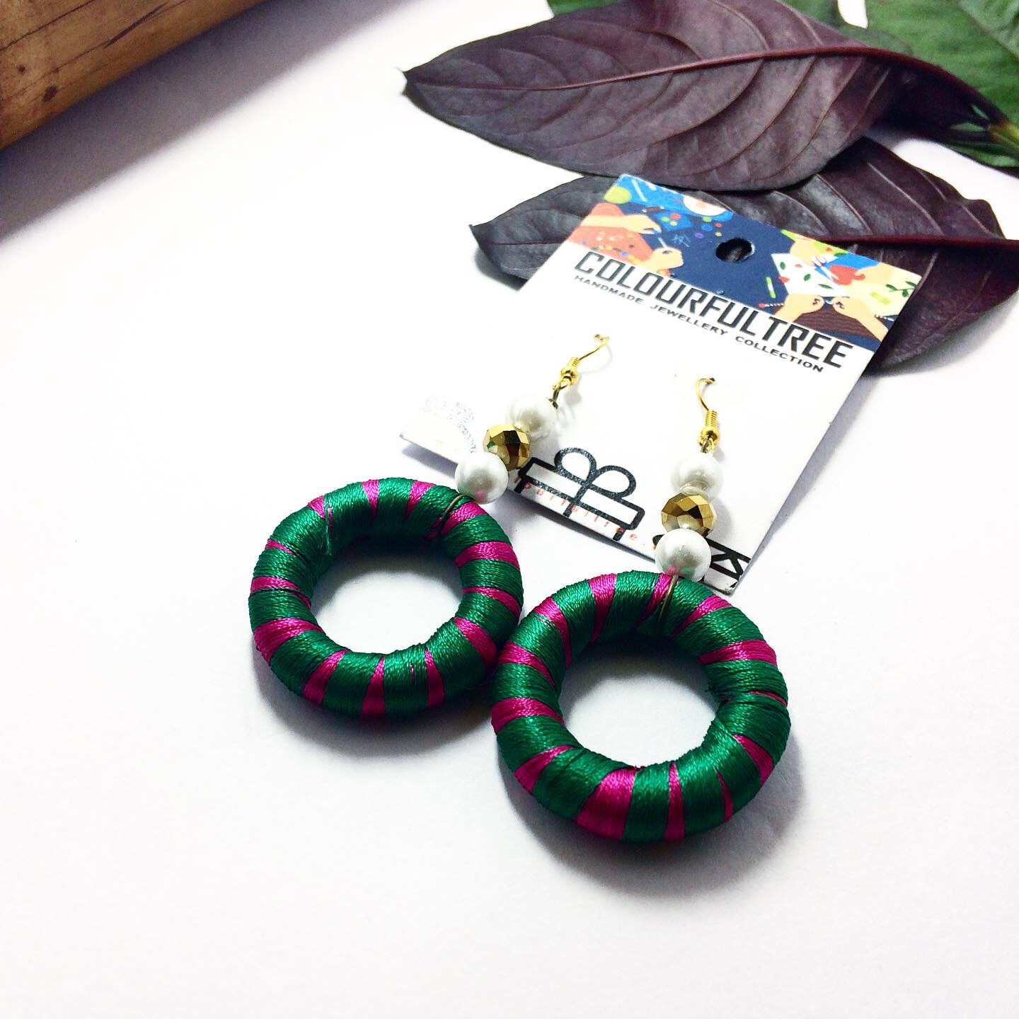 Handmade Beaded Earrings 95258