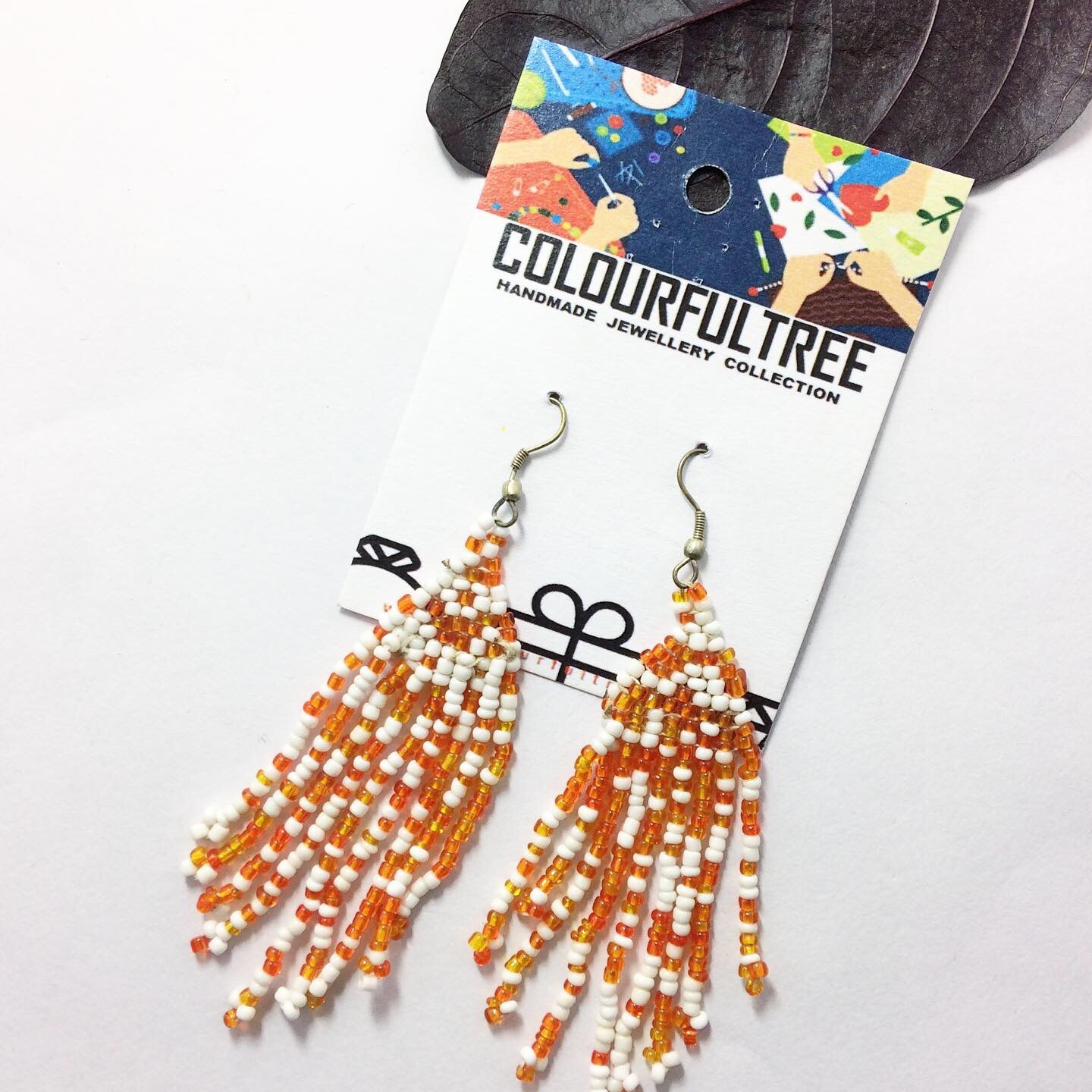 Handmade Beaded Earrings 95284