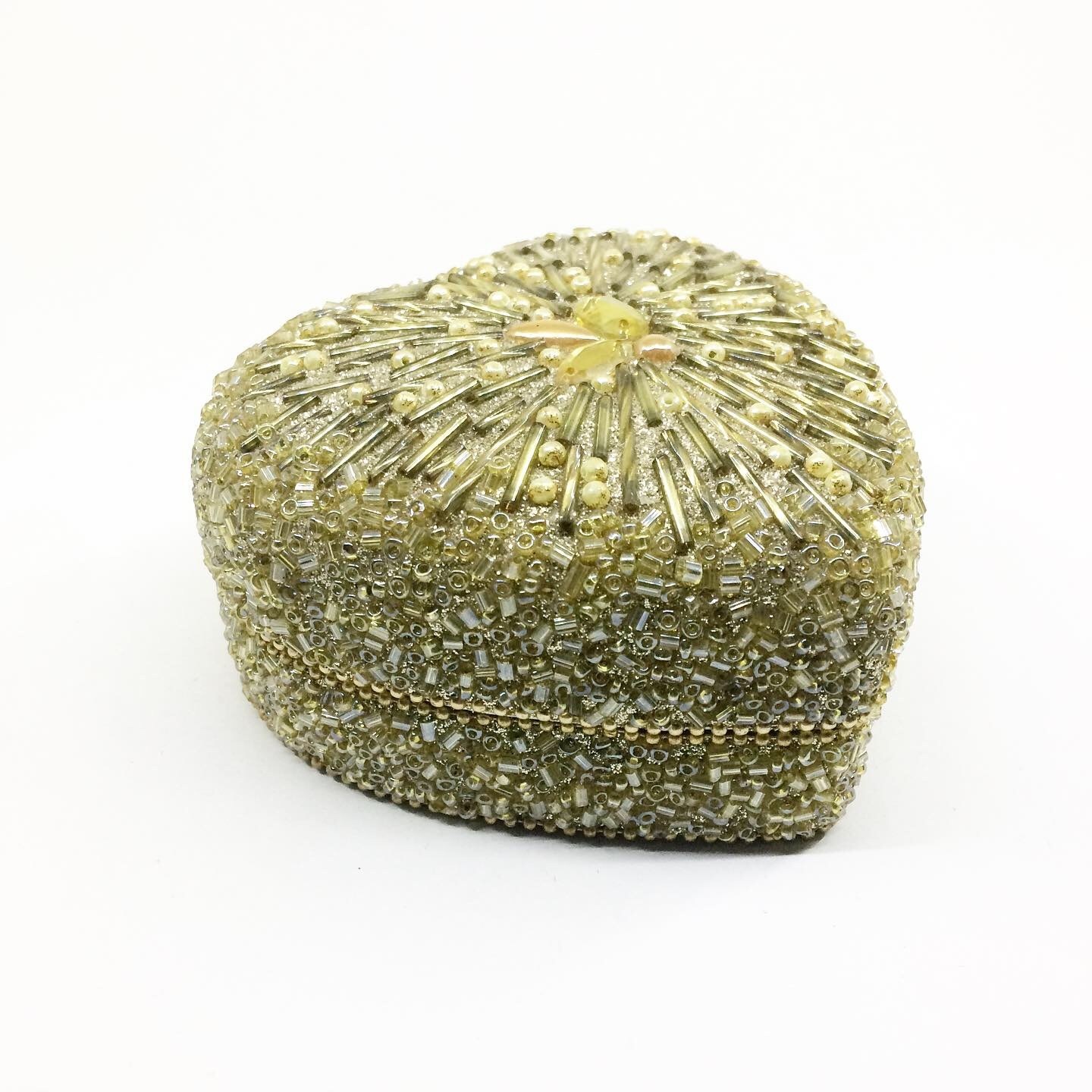 Beaded Box Heart Shape 27704