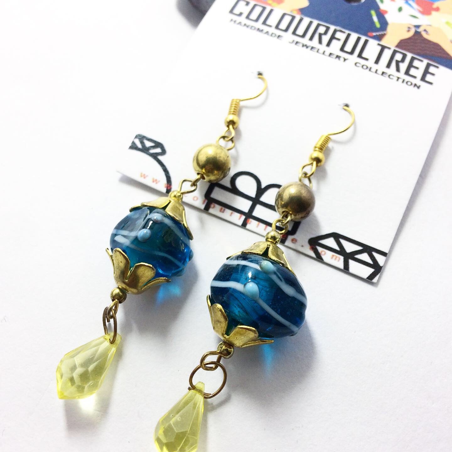 Handmade Beaded Earrings 95282