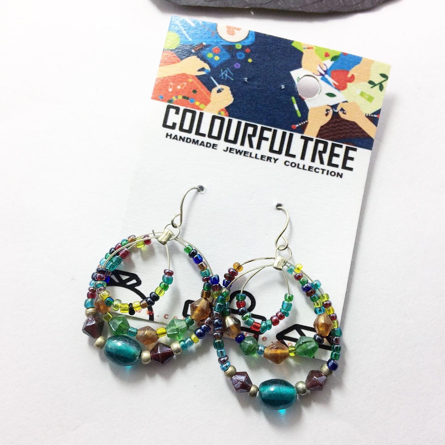 Handmade Beaded Earrings 95273