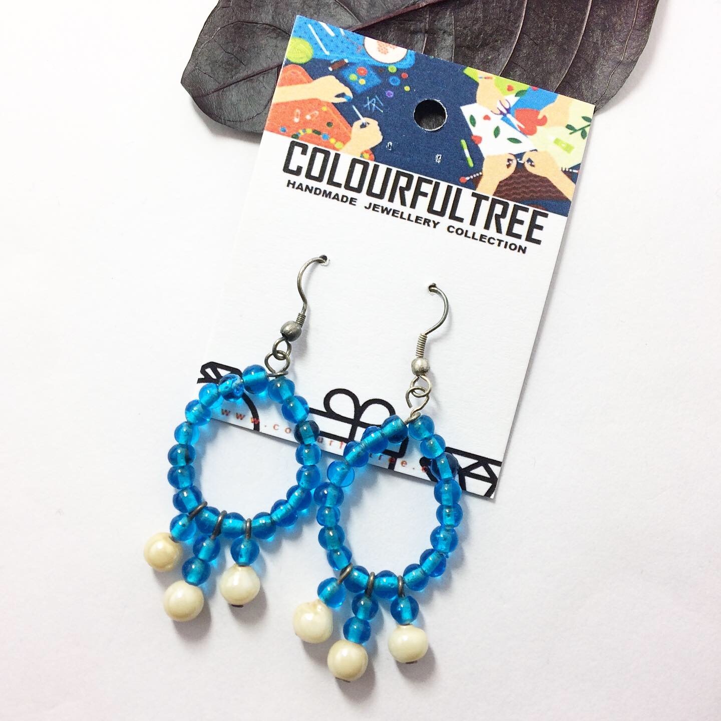 Handmade Beaded Earrings 95280