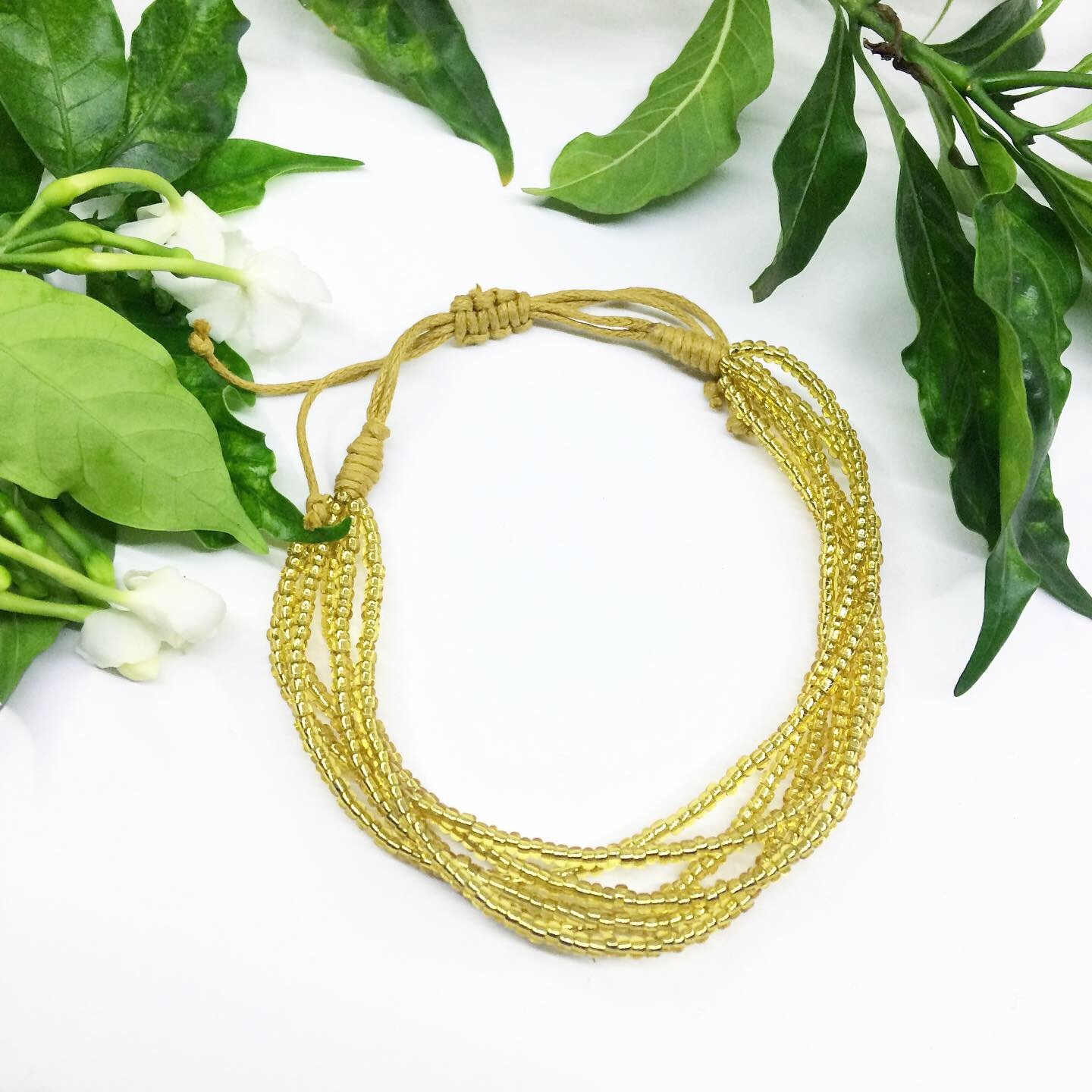 Handmade Beaded Adjustable Bracelet 89920