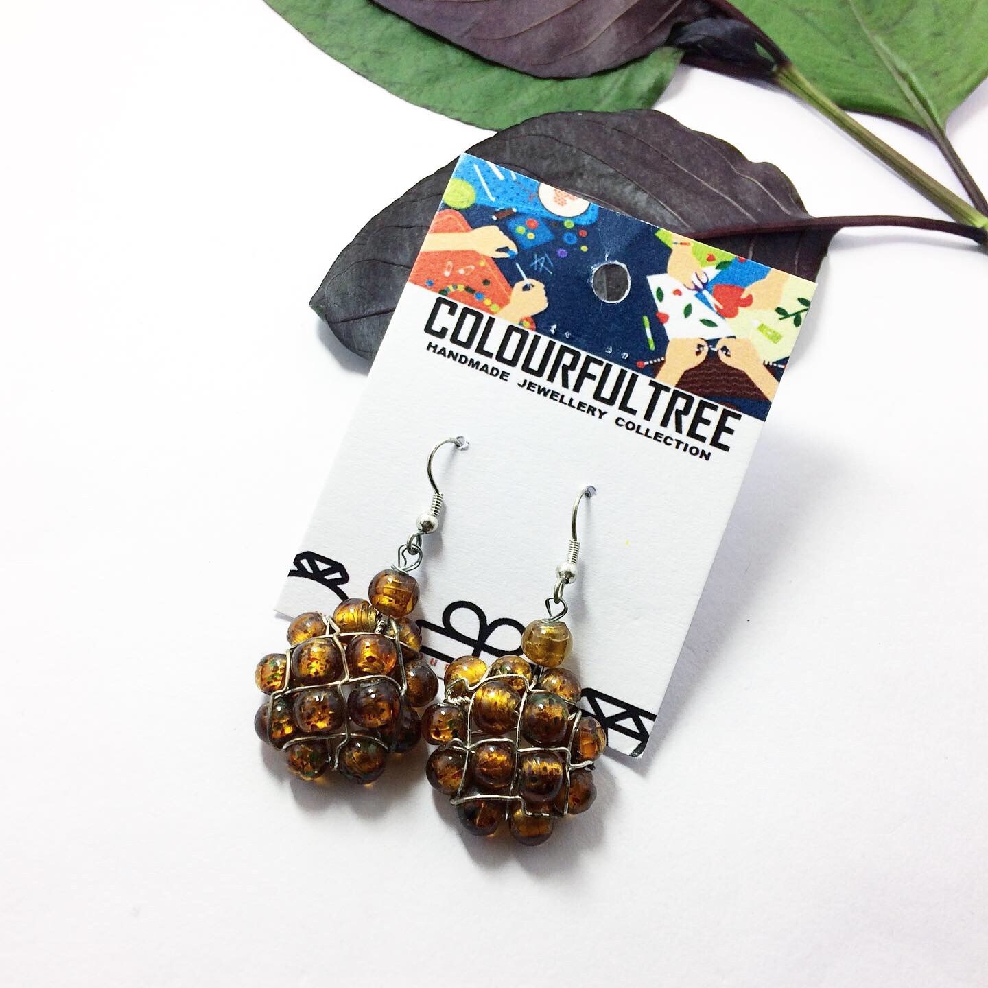 Handmade Beaded Earrings 95264