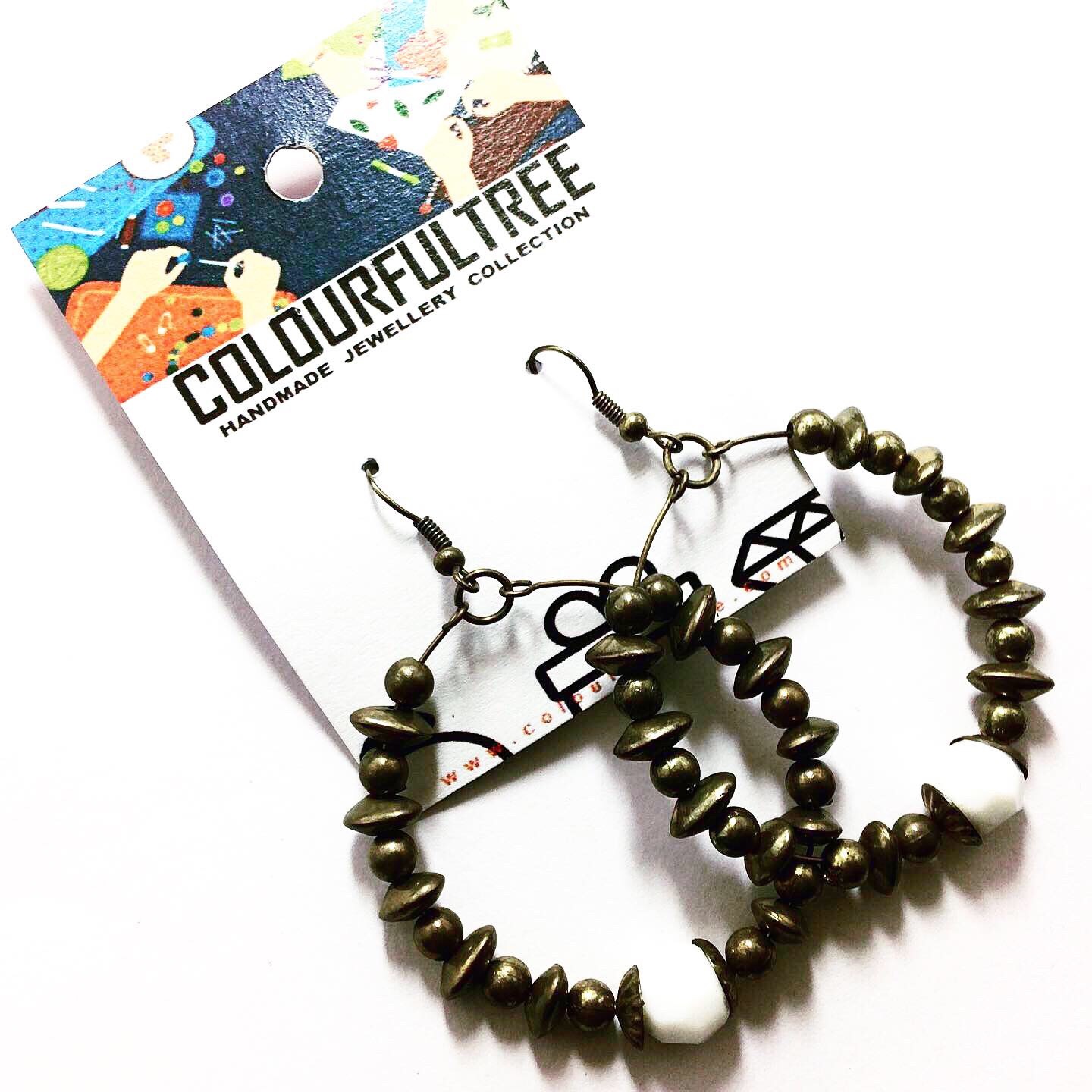 Handmade Beaded Earrings 95221
