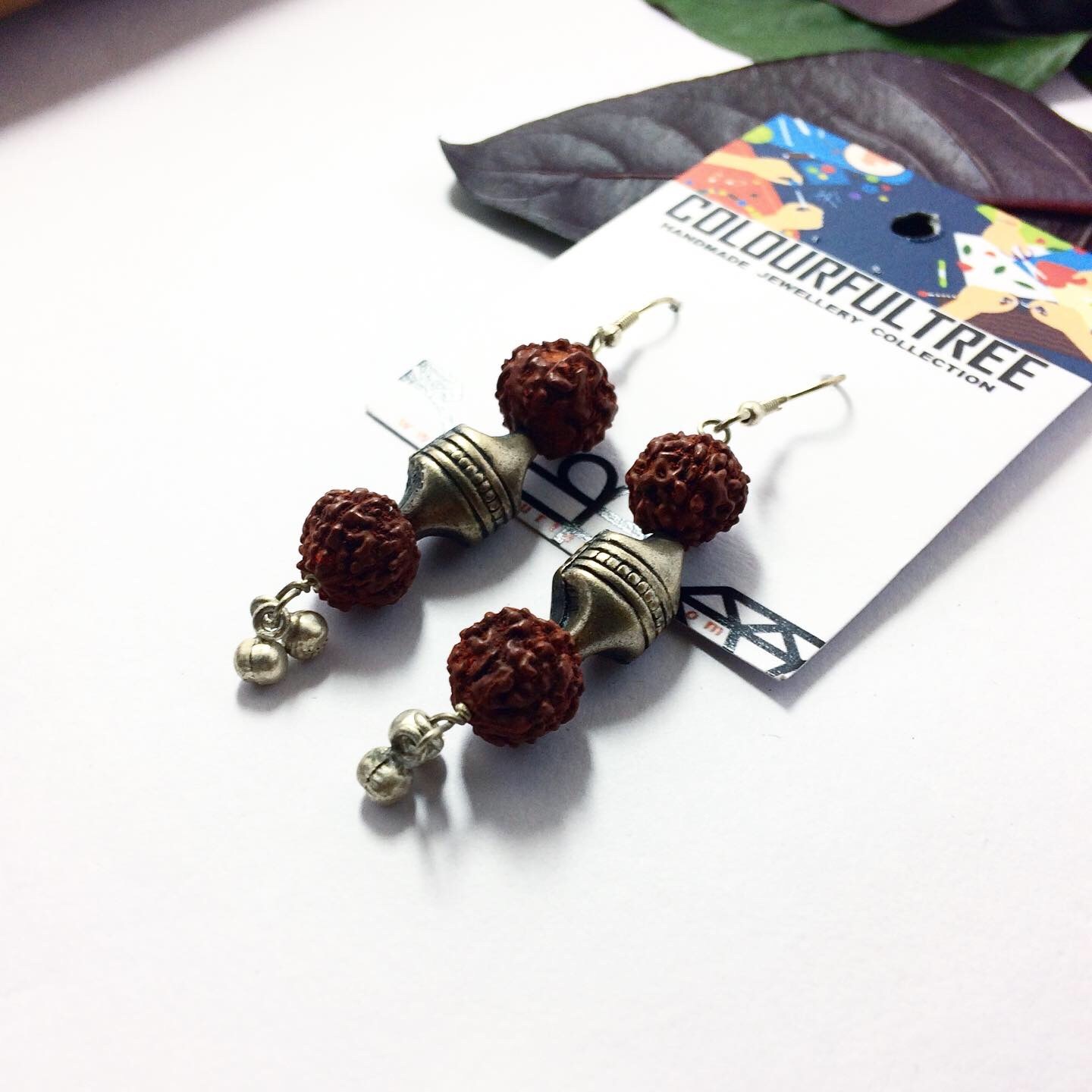 Handmade Rudraksh Earrings 95250