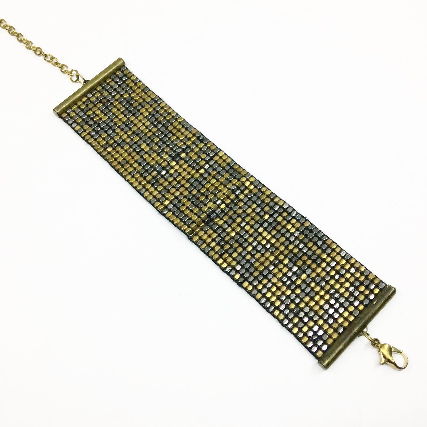 Handmade Brass Beads Adjustable Chain Bracelet 89908