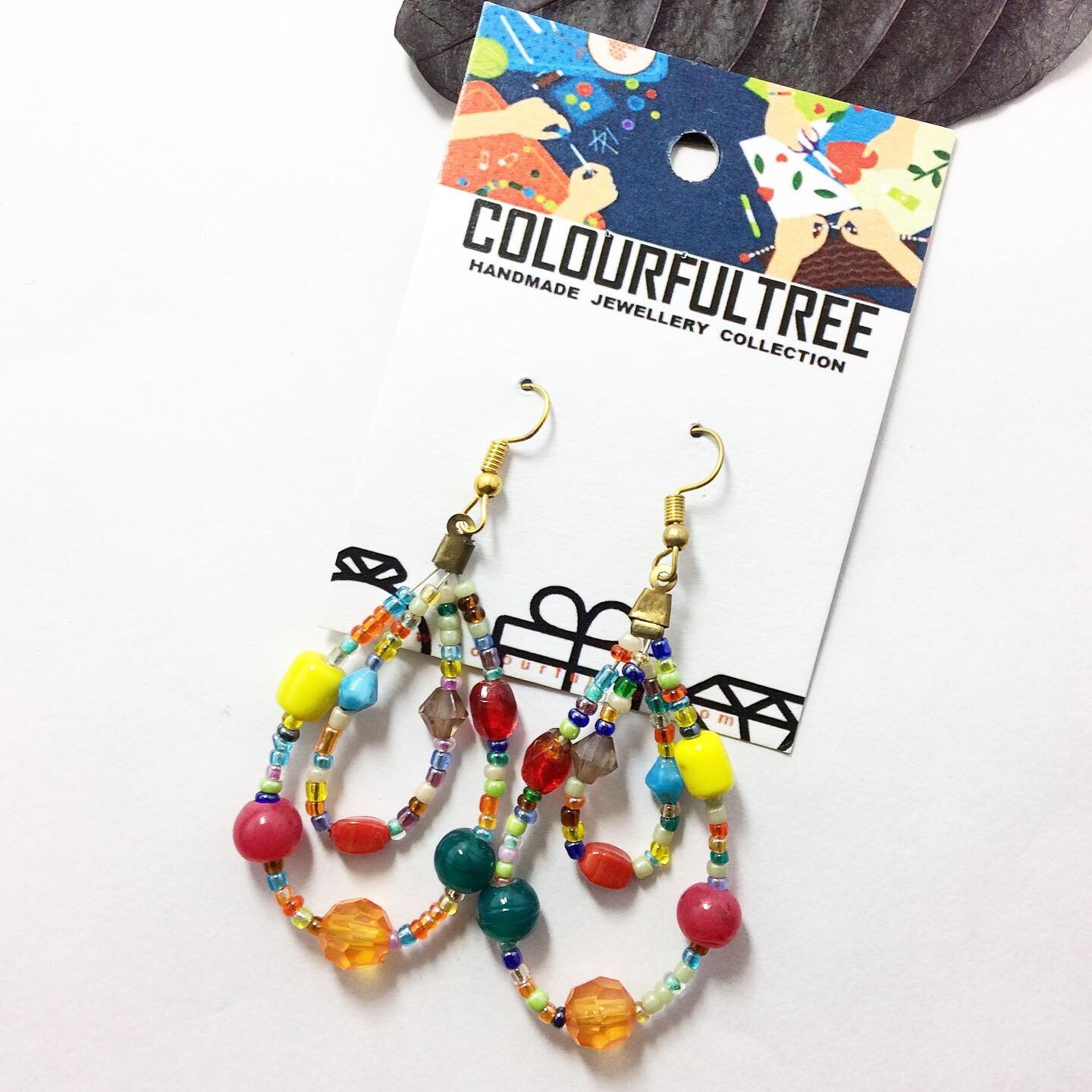 Handmade Beaded Earrings 95287