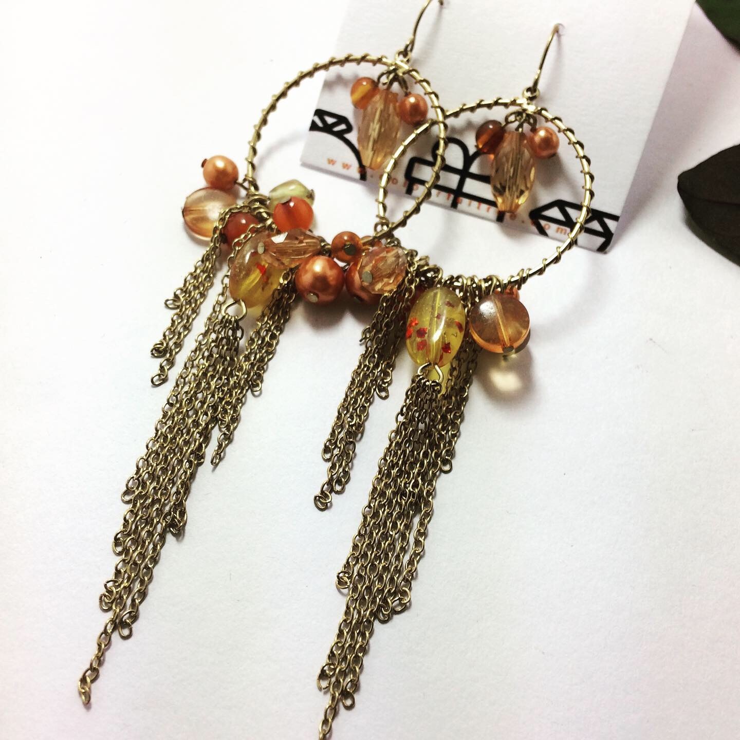 Handmade Beaded Earrings 95225