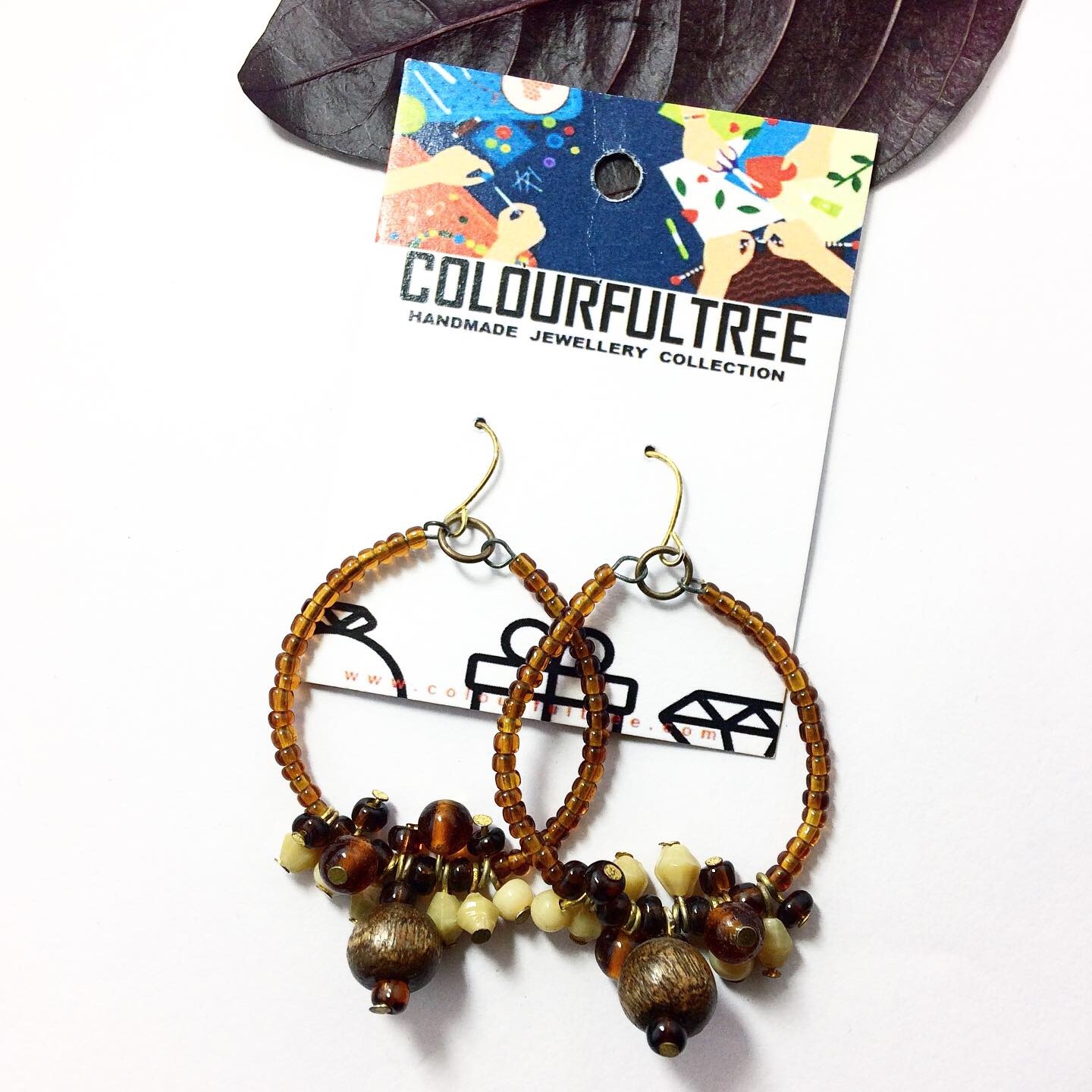 Handmade Beaded Earrings 95245