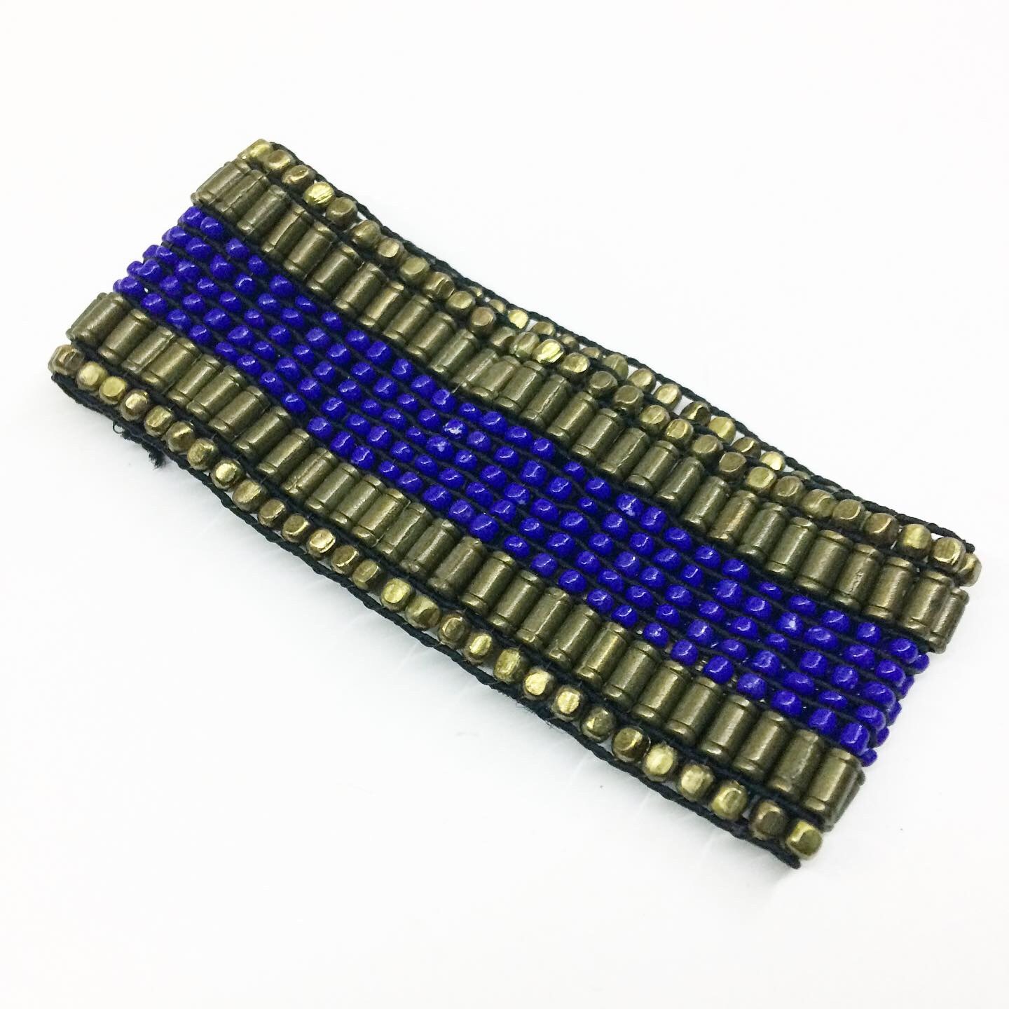 Handmade Brass Beaded Stretchable Bracelet 89910