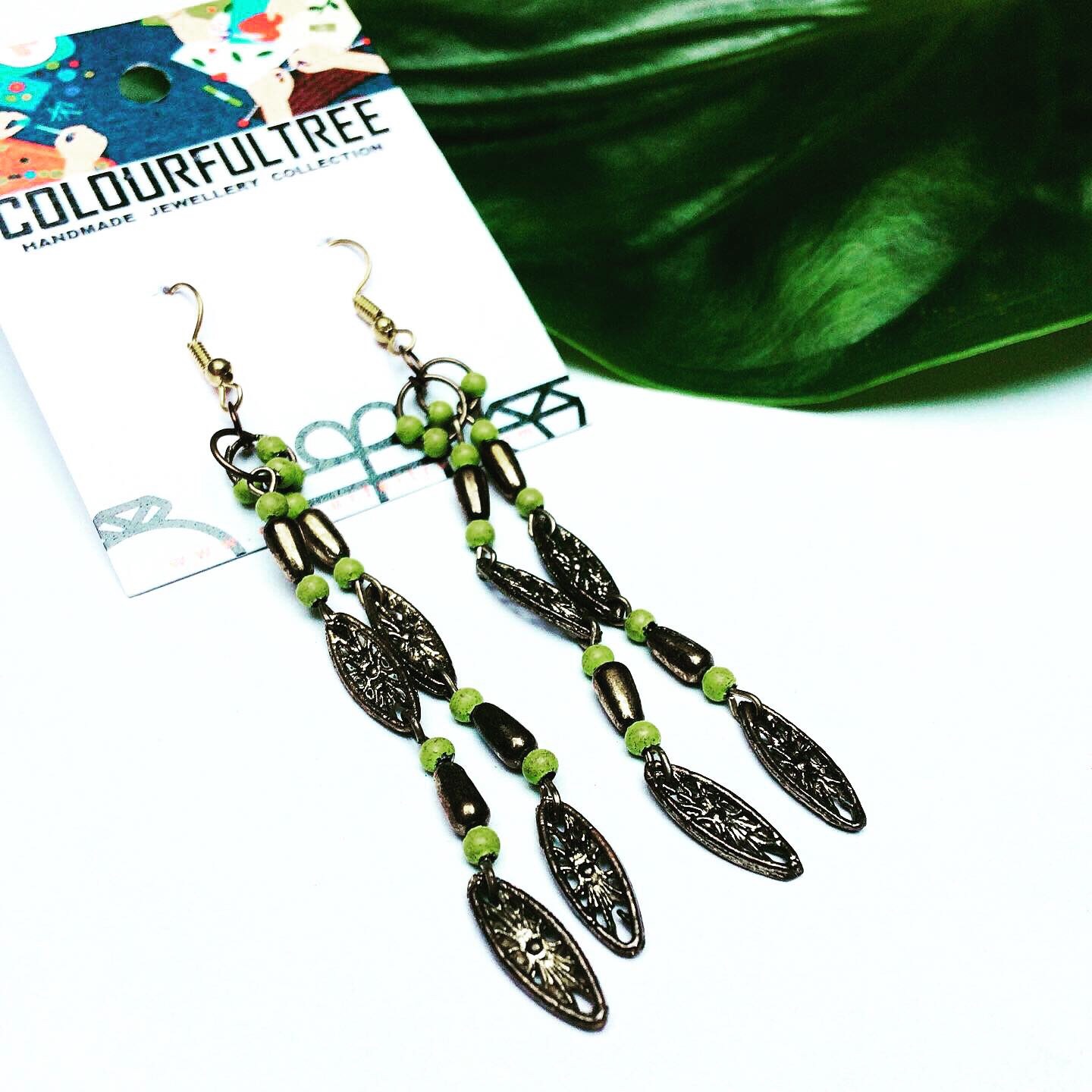 Handmade Beads Earrings 95214