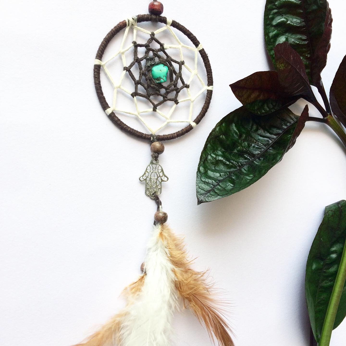 3 Inch Dream Catcher Blue Stone OG715903