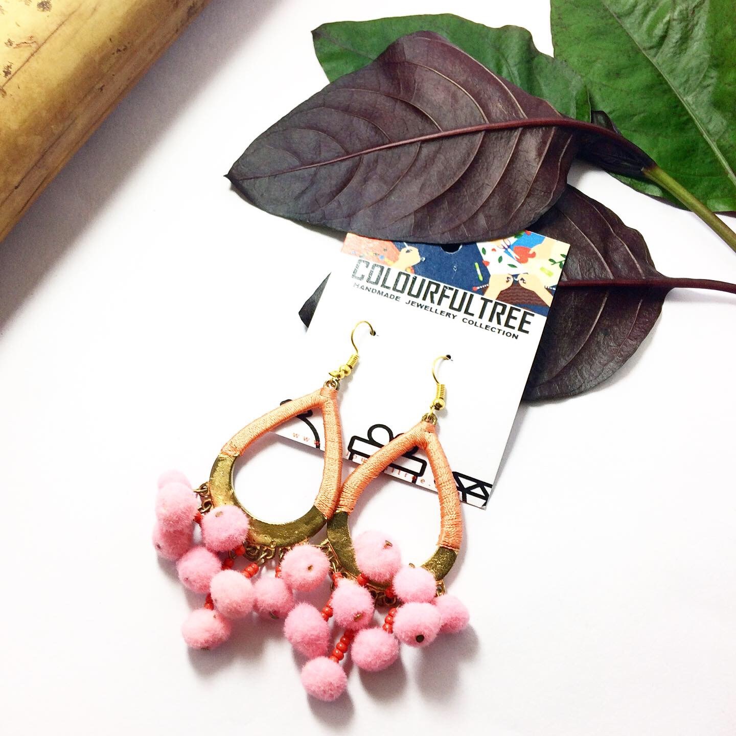 Handmade Beaded Earrings 95254