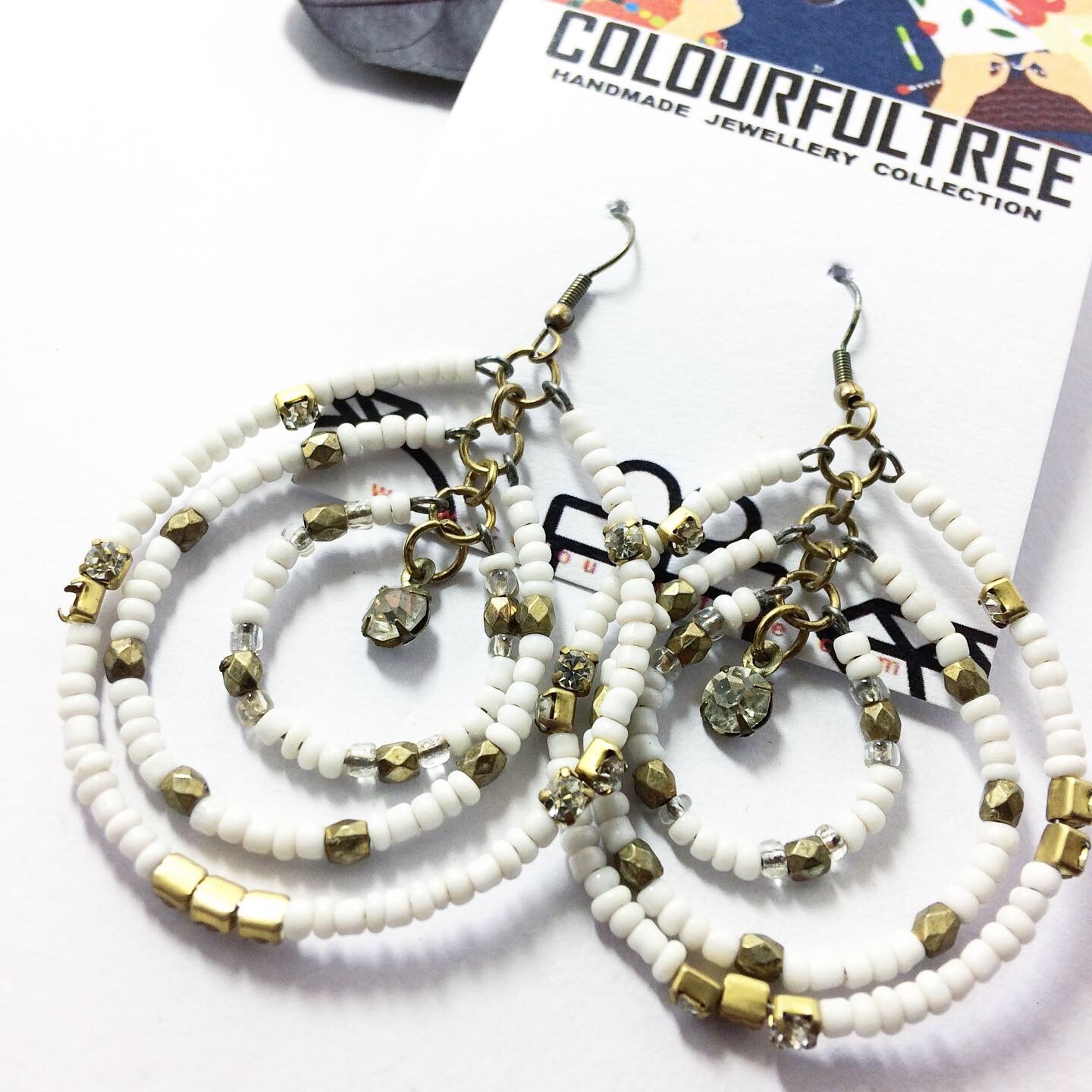 Handmade Beaded Earrings 95262