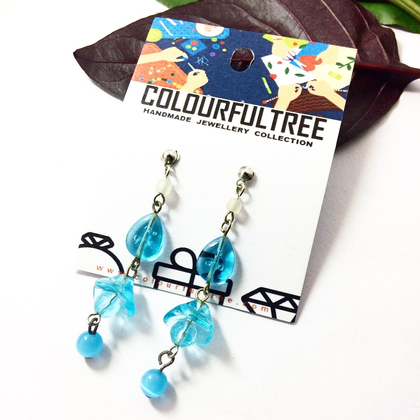 Handmade Beaded Earrings 95233